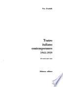 Teatro italiano contemporaneo, 1945-1959
