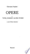 Teatro, poesie e altre storie