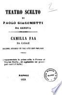 Teatro scelto di Paolo Giacometti da Genova