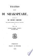 Teatro scelto di Shakespeare