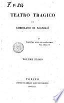 Teatro tragico di Coriolano di Bagnolo