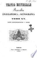 Teatro universale raccolta enciclopedica e scenografica