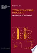Tecniche materiali progetto