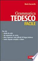 Tedesco facile. Grammatica