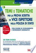Temi e tematiche per la prova scritta di vice ispettore nella polizia di stato