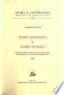 Tempo religioso e tempo storico