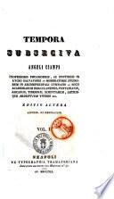 Tempora subseciva Angeli Ciampi