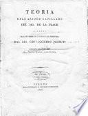 Teoria dell' azione capillare del Sig. de La Place