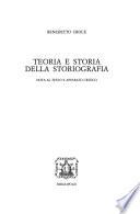Teoria e storia della storiografia: Nota al testo e apparato critico