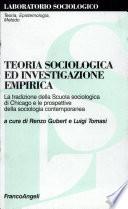 Teoria sociologica ed investigazione empirica