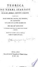 Teorica de' verbi italiani