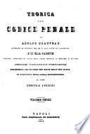 Teorica del codice penale Adolfo Chauveau e Elia Faustin