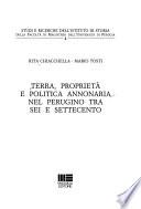 Terra, proprietà e politica annoraria nel perugino tra Sei e Settecento
