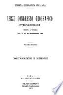 Terzo congresso geográfico internazionale