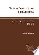 Tesi di Dottorato e di Licenza