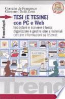 Tesi (e tesine) con PC e Web