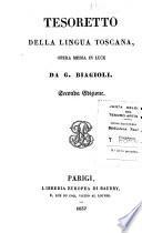 Tesoretto della lingua toscana