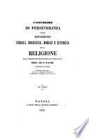 Tesoro Cattolico ; Scelta di opere antiche e moderne atte a sanar le piaghe religiose e politiche (etc.)