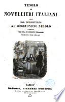 Tesoro dei novellieri italiani scelti dal decimoterzo al decimonono secolo, 2