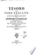 Tesoro del foro toscano