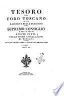 Tesoro del foro toscano