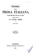 Tesoro della prosa italiana