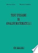 Test d'esame di analisi matematica 1