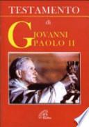 Testamento di Giovanni Paolo II