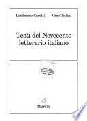 Testi del Novecento letterario italiano