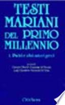 Testi mariani del primo Millennio: Padri e altri autori greci