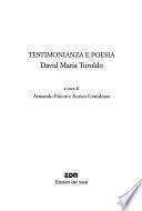 Testimonianza e poesia