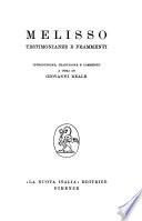Testimonianze e frammenti