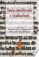 Testo medievale e traduzione