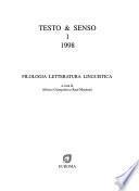 Testo & senso