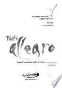That's allegro