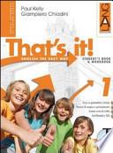 That's it! Extrabook. Con espansione online. Per la Scuola media