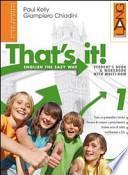 That's it! Student's book-Workbook. Con espansione online. Ediz. leggera. Per la Scuola media. Con Multi-ROM
