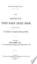 The American Shorthorn Herd Book