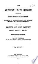 The American State Reports