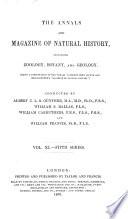 The annals and magazine of natural history, zoology, botany and geology