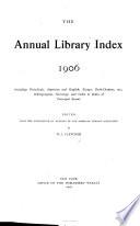 The Annual Library Index