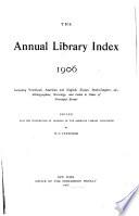 The Annual Literary Index