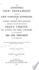 The Apocryphal New Testament