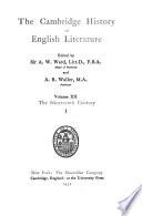 The Cambridge History of English Literature