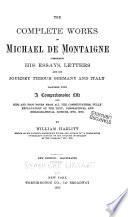 The Complete Works of Michael de Montaigne