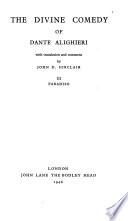 The Divine comedy of Dante Alighieri