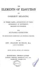 The Elements of Elocution, Etc