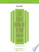 The First Book of Tenor Solos