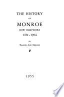 The History of Monroe, New Hampshire, 1761-1954