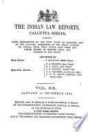 The Indian Law Reports
